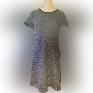 Short sleeve tweed-like dress